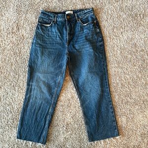 LOFT Curvy, High Waist, Straight Crop